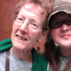 Momma and I~ Pre-Keith Urban concert @ the Qwest Center, August 20, 2011. ~ What an amazing show it was! ... and that's saying a lot considering I don't listen to country!