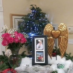 This is a memorial to her that they had at her assisted living home.