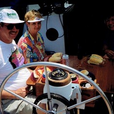 Lunch on the Chesapeake Aboard Jessa -1994