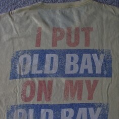 Favorite T-shirt Sal Bought Me on Eastern Shore