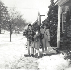 From Beth Hawley - Sally, Ed and Beth Hawley, Glenside, Pa Dec 1955