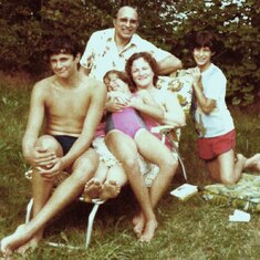 The Mehta family enjoying the summer.