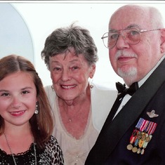 Sarah,grandma Orley and Grandpa Jim
