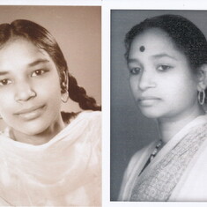 Two Sisters - Mummy and Usha Mausi, the youngest but who was first to leave us all