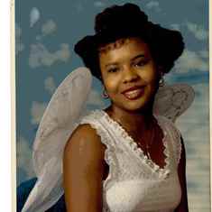 Sandy's pic for New Edition's "Earth Angel" contest back in 1986.
