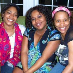 Deedra, Sandy and Cindy (the 3 inseparable Sisters) at "Baby Shower"