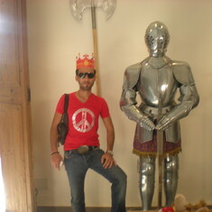 At medieval museum in Mallorca
