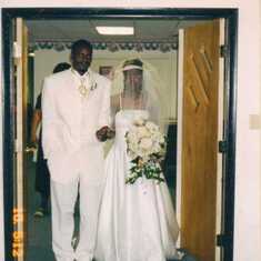 Wedding Day 2003 with brother, Jeral