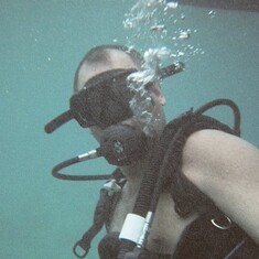 Scuba diving in Grand Cayman.