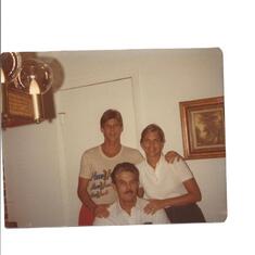 Scott & Barbara w Bob Fathers Day 1982