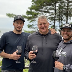 Father’s Day 2020 with sons Brandon and Alex 