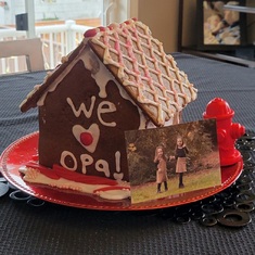 Valentine day house for Opa