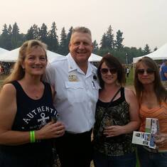 Tumwater Brewfest where Chief was Working.  Sonya and Vivian from Thurston County EM