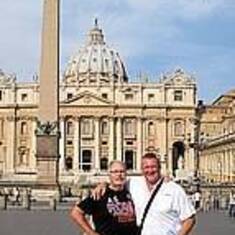 Ron and Scott at St Peters
