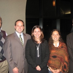 Sean K. & Josh Spero with OWU alumni for 2009 presentation on national/international public service 