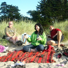 On Burrow beach 2005