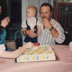 Sean, Dad, Perry, Kara, Sallie, Jan. 25, 1993