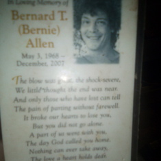 Your best friend in the world he said at your funeral he would never live another day w u gone. 
