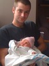 Daddy and newborn Kir