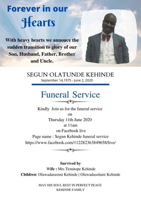 SEGUN  OLATUNDE KEHINDE