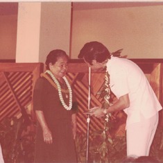 Grandma with Governor Ariyoshi