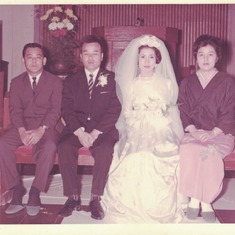 Mom's sister, Yoko's wedding