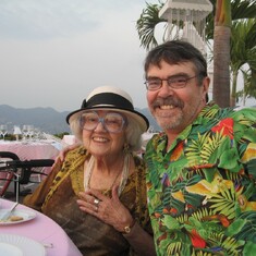Selma with Ed Maschke, Acapulco 2007