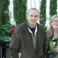 Jan and Selmer at the conservatory 2010