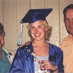 Selmer and Doris at Lasha's graduation