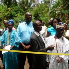 Supporting rural development in Ajegbede village 