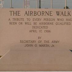 airborne walk, Ft Benning, GA