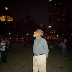 The man who always looked at the moon while staying grounded .. Miss you loads Shabbir Papa