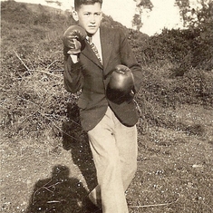 Charles was a keen amateur boxer. He met boxing champion Jack Dempsey in New York during the war but was not allowed to have a photograph taken with him for publicity reasons.