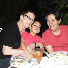 September 2011 in Sabas garden with Ute and Kian
