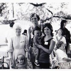 Grandma Holt and our family. approx. 1975