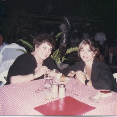 Mom and Grandma at Pizza Joes, early 90's.