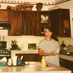 Mom in her kitchen