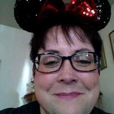 Sparkle mouse ears to match my ruby slippers.