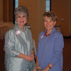 Sharon Chrisman and Marilyn Weller