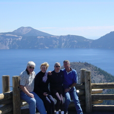 Crater Lake 2002  Robie, Sharon, Dewey & David
