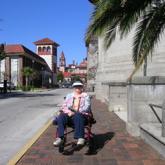 Sharon in Saint Augustine 2009