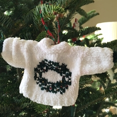 Sharon's Sweater Ornament 2016