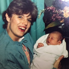 such a young grandma! with Sarah 1986