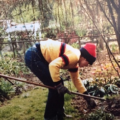 Gardening in Germany 1970s