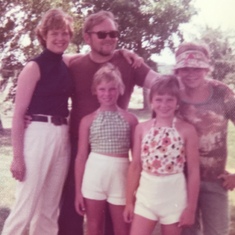 Sharon, Ed, Mahria, Brett, Erich 1975