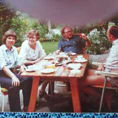 Alice, Sharon, Ed, Wolfang Spruth, 1979, Kiel