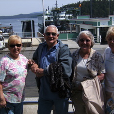 Sue, Jerry, Dale & Sharon in Friday Harbor