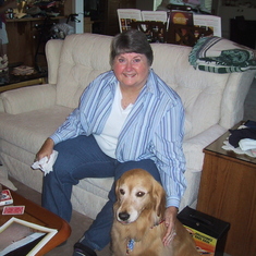Sharon and Lulu at home