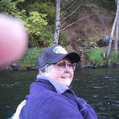 Mom on the Trinity River
