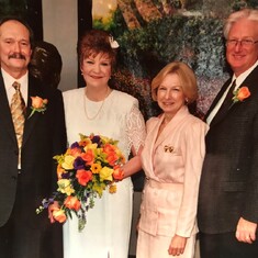 Connie & Fred's Wedding with Pastor and Sharon